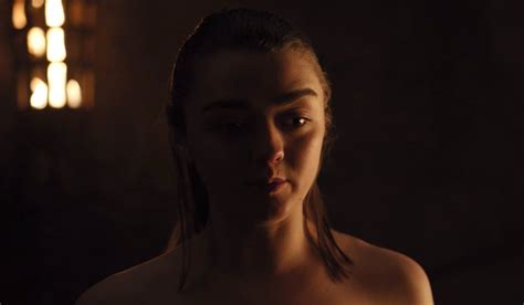 maisie williams nude scene|Game of Thrones deleted scene mocks nudity controversy